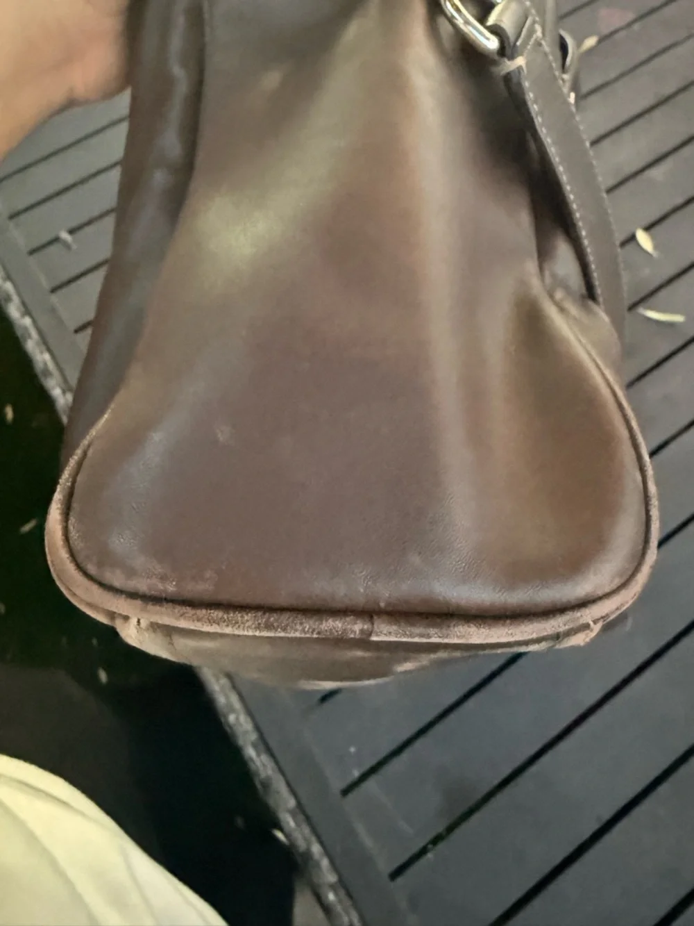 Coach Brown Leather Briefcase Messenger Bag